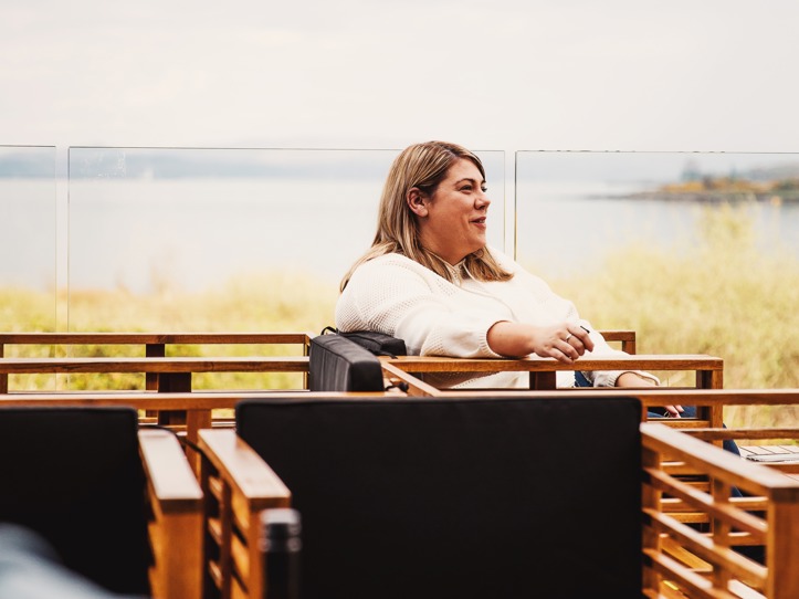 Enjoy a relaxing drink on our Sea Deck ?? ''