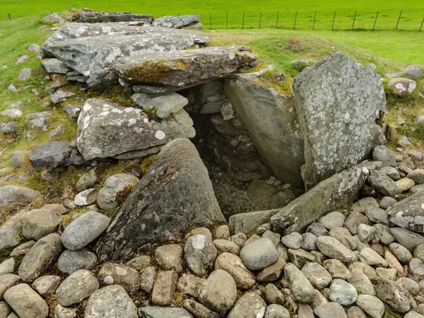 Stone Cairns At Kilmartin Glen