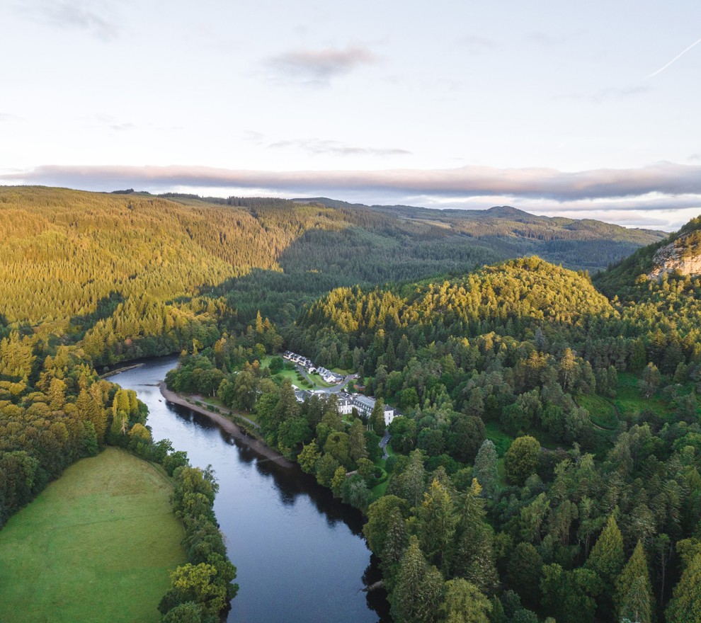 Dunkeld House Hotel Location Loch Tay