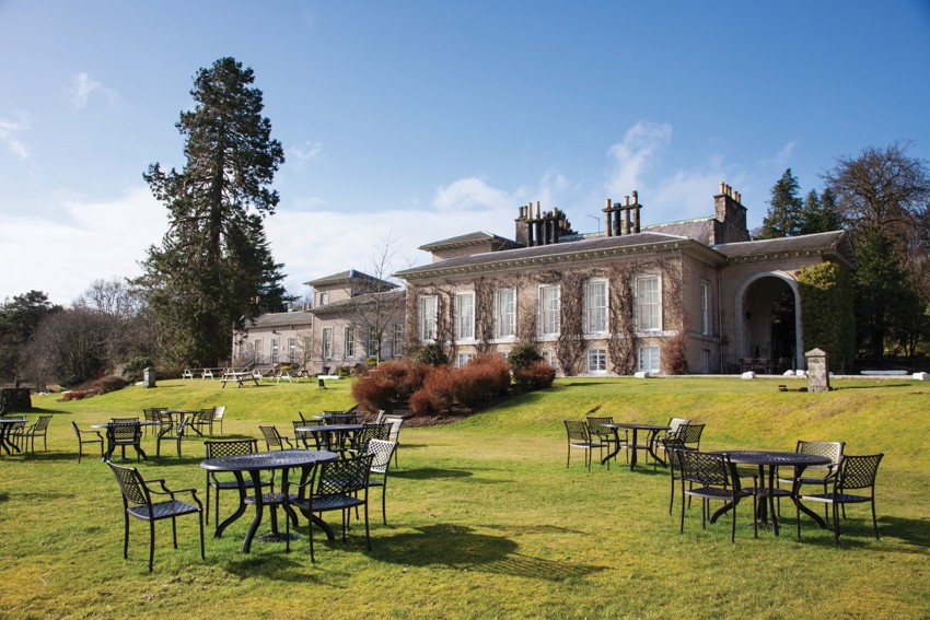 Thainstone House Winter Exterior