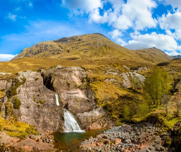 Glencoe Falls Waterfall Summer