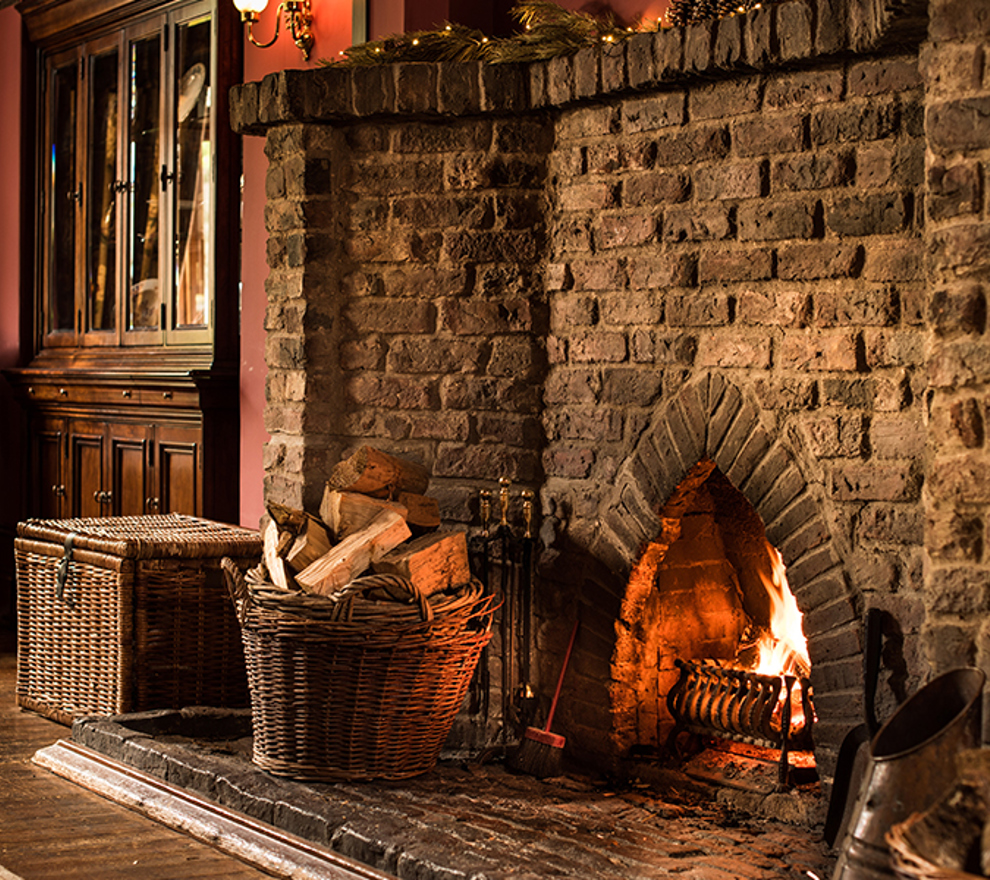 Balmoral Arms. Lounge With Log Fire