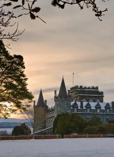 Inveraray Castle Snow