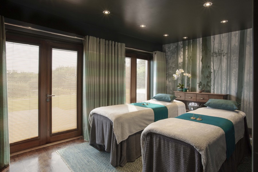 Isle Of Mull Hotel And Spa Driftwood Spa Twin Treatment Suite Doors Closed